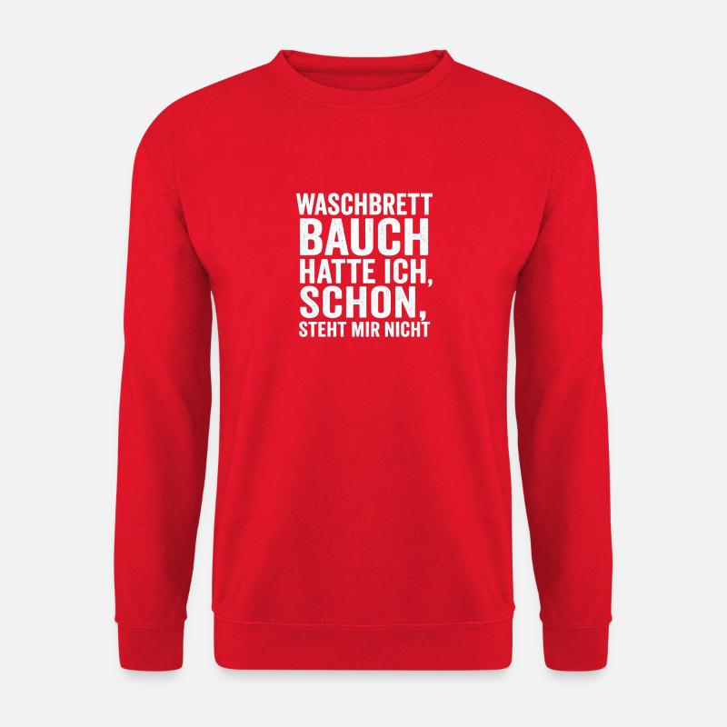 Waschküche Humor Spruch - Unisex Pullover - Rot