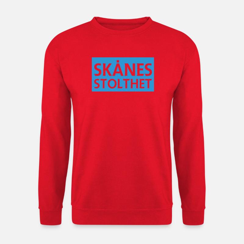 Skåne Pride Illustration - Unisex Pullover - Rot