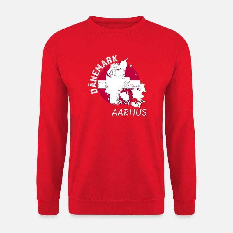 Aarhus - Unisex Sweatshirt - red