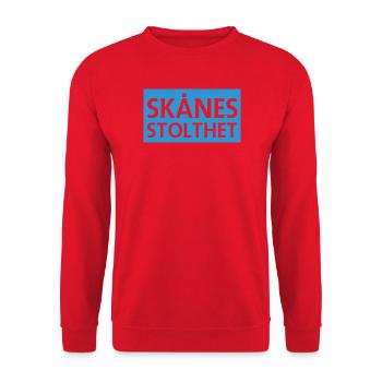 The Pride of Skåne - Unisex Sweatshirt - red - Front - Alina (178cm) & Michal (187cm)