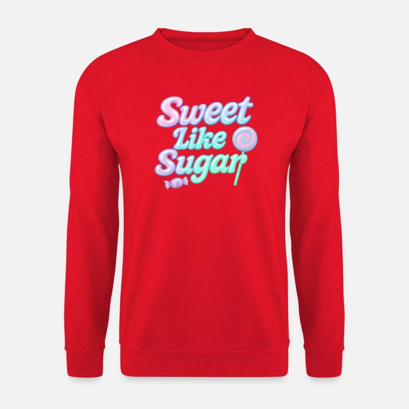 sweet like sugar / y2k design - Unisex Pullover - Rot