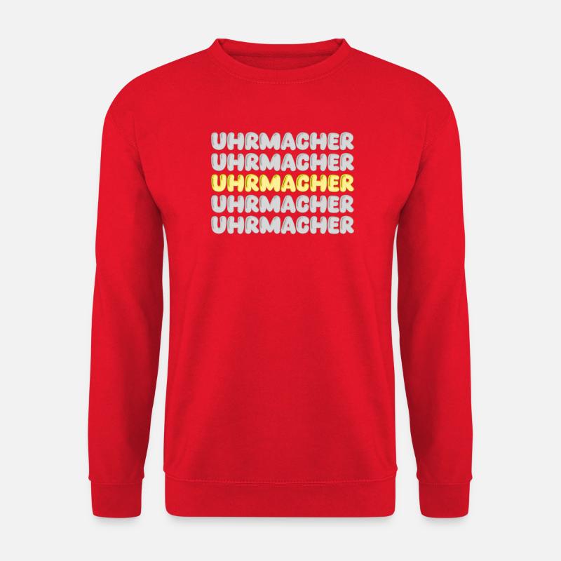 Gift for watchmakers - Unisex Sweatshirt - red