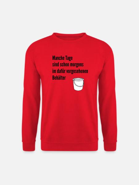 Day in the bucket - Unisex Sweatshirt - red