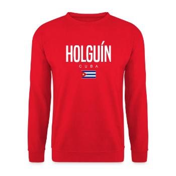 Holguín Cuba Cubains - Sweat-shirt Unisexe - rouge - Devant - Alina (178cm) & Michal (187cm)