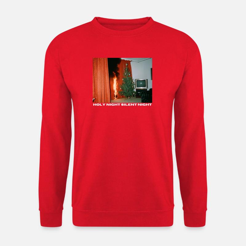 Holy Night with a difference - Chaotic Christmas - Unisex Sweatshirt - red
