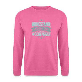 Cadeau de retraite Pension d’adieu à la retraite - Sweat-shirt Unisexe - rose - Devant
