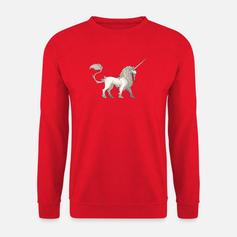 Einhorn - Unisex Pullover - Rot