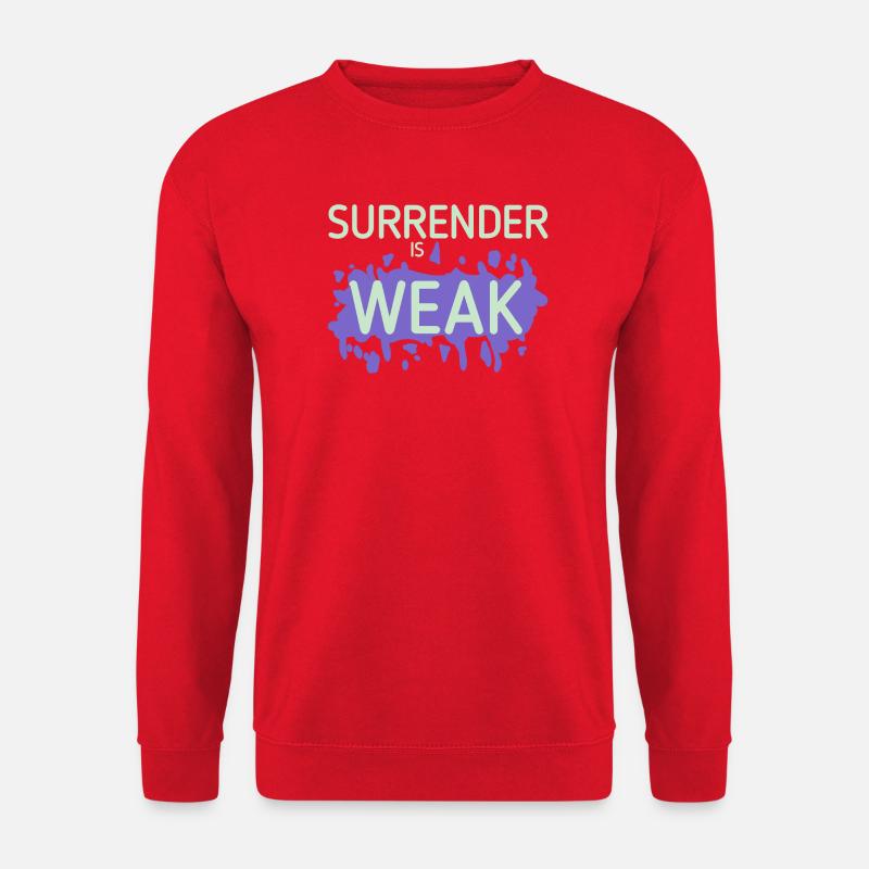 Devotion is weak splash - Unisex Sweatshirt - red