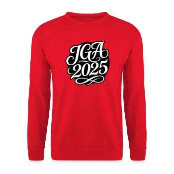 Jga 2025 Enterrement de vie de garçon - Sweat-shirt Unisexe - rouge - Devant - Alina (178cm) & Michal (187cm)