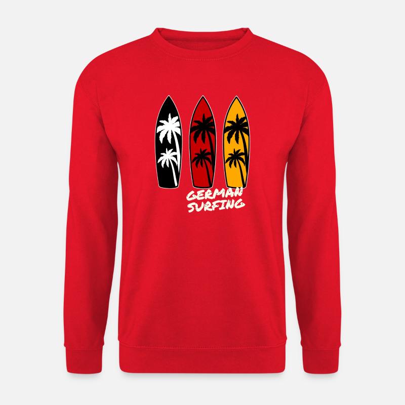 German Surfing - Unisex Pullover - Rot