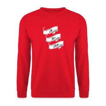 Toutes les vies comptent - Sweat-shirt Unisexe - rouge - Devant - Alina (178cm) & Michal (187cm)