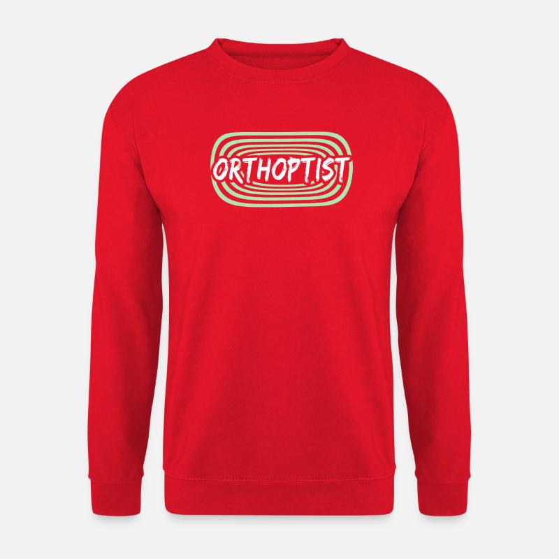 Arbeit Orthoptist - Unisex Pullover - Rot