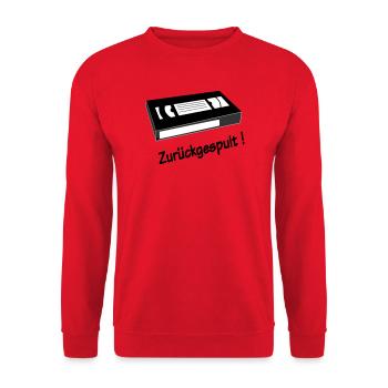 Rewound - Unisex Sweatshirt - red - Front - Alina (178cm) & Michal (187cm)