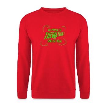 Chimie Chimiste Professeur de chimie Drôle de science - Sweat-shirt Unisexe - rouge - Devant - Alina (178cm) & Michal (187cm)