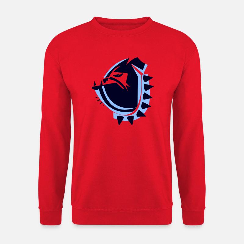 Bulldogge - Unisex Pullover - Rot