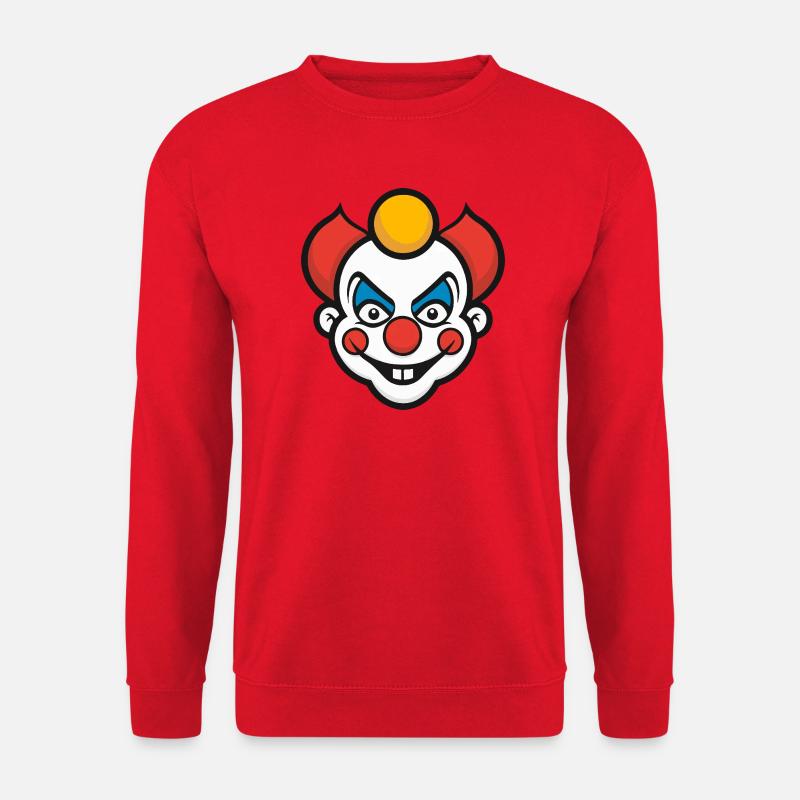 Clown Halloween - Unisex Pullover - Rot