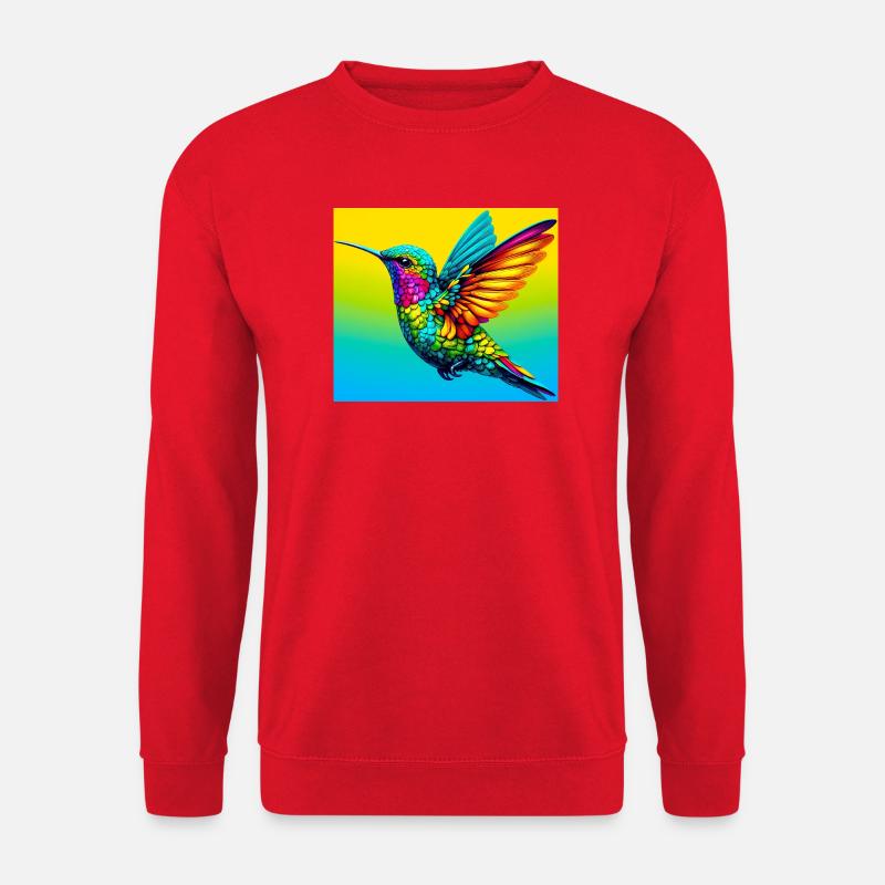 Kolibri - Unisex Pullover - Rot