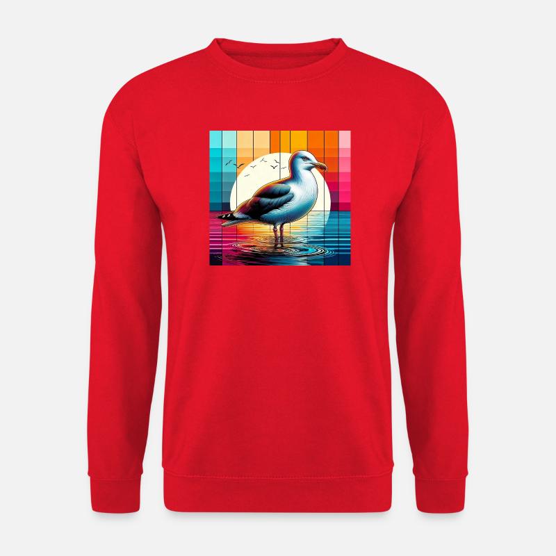 Möwe - Unisex Pullover - Rot
