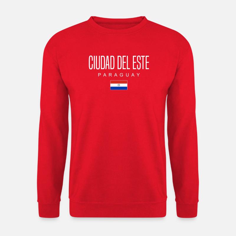 Ciudad del Este, Paraguay, Paraguayan - Unisex Sweatshirt - red