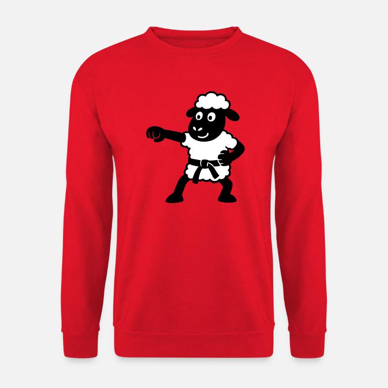 Karate Schaf - Unisex Pullover - Rot