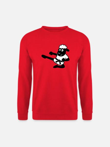 Karate Sheep - Unisex Sweatshirt - red