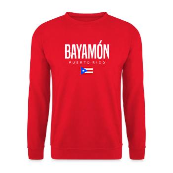 Bayamón Puerto Rico Puerto Ricans - Unisex Sweatshirt - red - Front - Alina (178cm) & Michal (187cm)