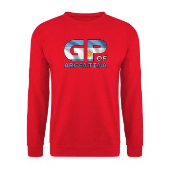 argentina_gp - Unisex Sweatshirt - red - Front - Alina (178cm) & Michal (187cm)