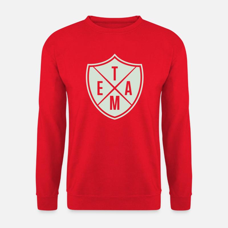 team_wappen_1- - Unisex Pullover - Rot