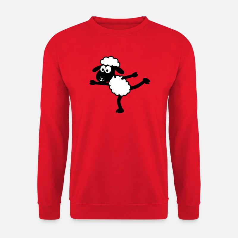 Yoga Schaf - Unisex Pullover - Rot