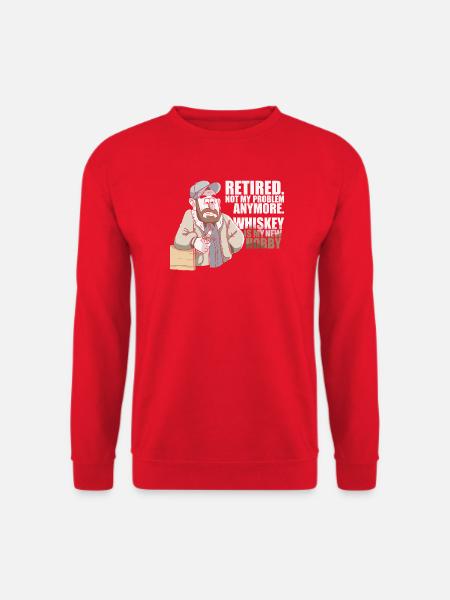 Whiskey Spruch Whiskeytrinker Whiskeyliebhaber - Unisex Pullover - Rot