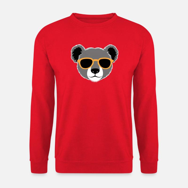 Lunettes de soleil Koala Look d’été - Sweat-shirt Unisexe - rouge