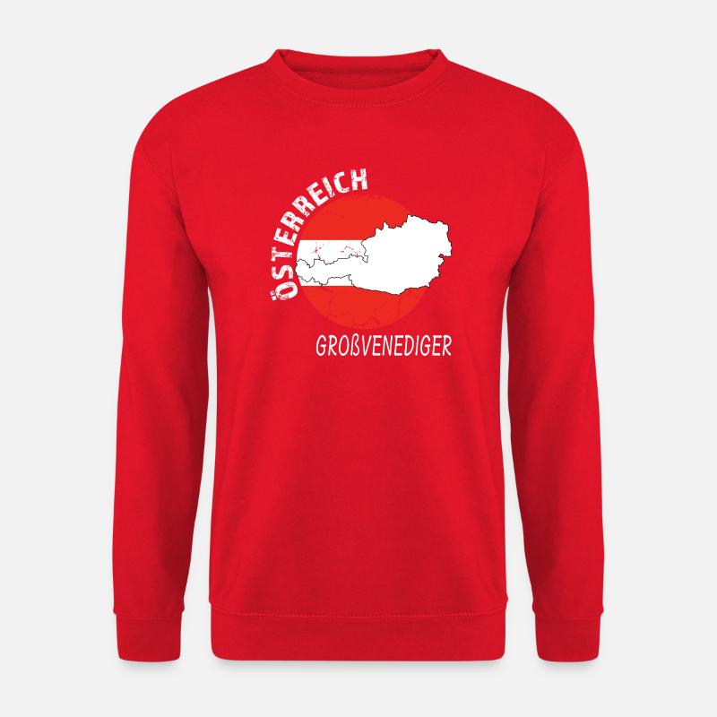 Großvenediger - Unisex Pullover - Rot