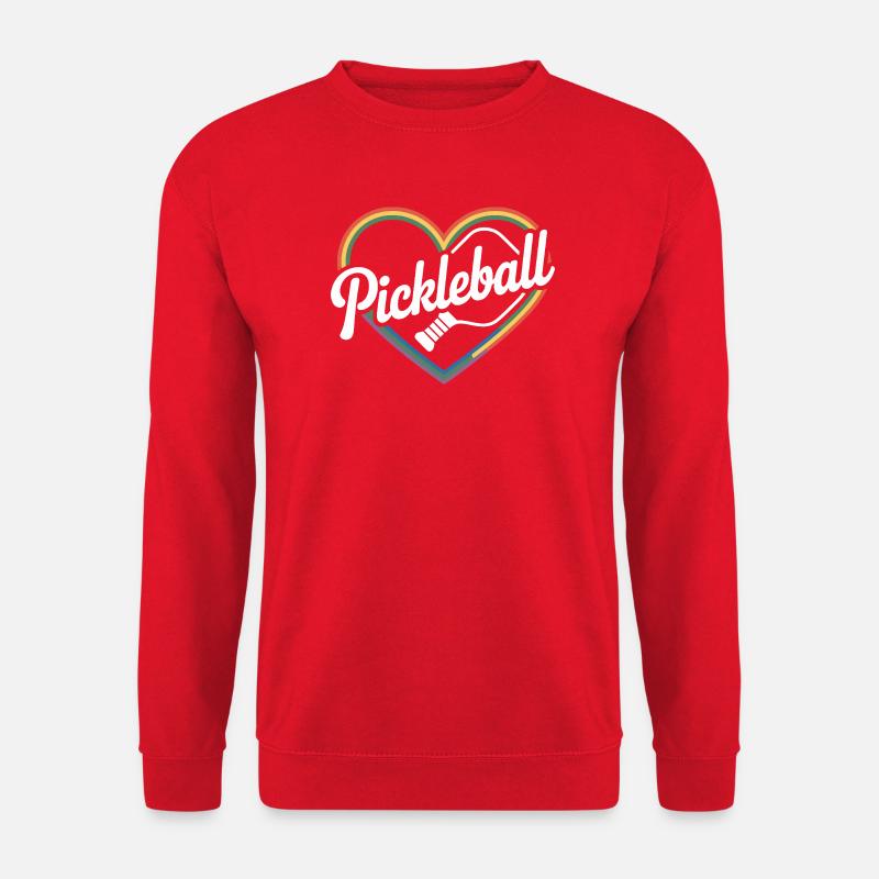 Herz Pickleball - Unisex Pullover - Rot