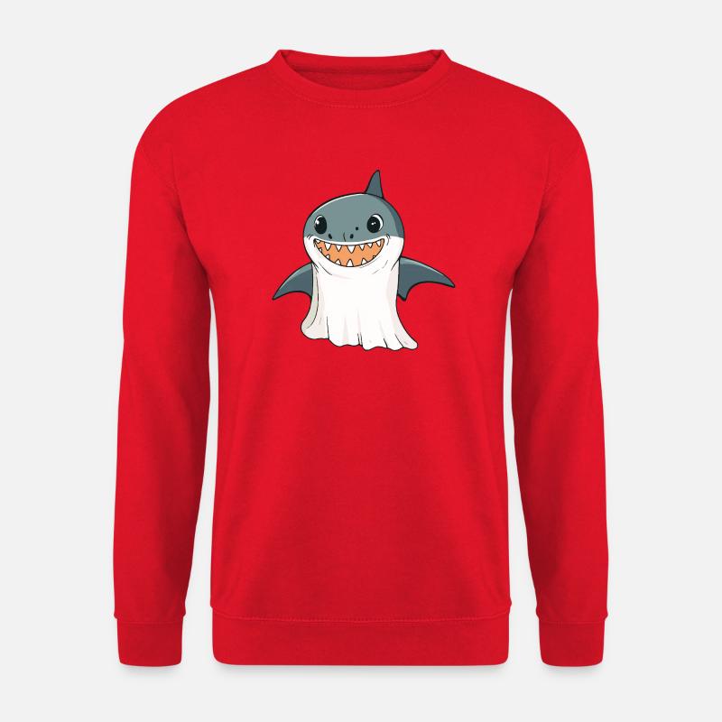 Hai Halloween Geist - Unisex Pullover - Rot
