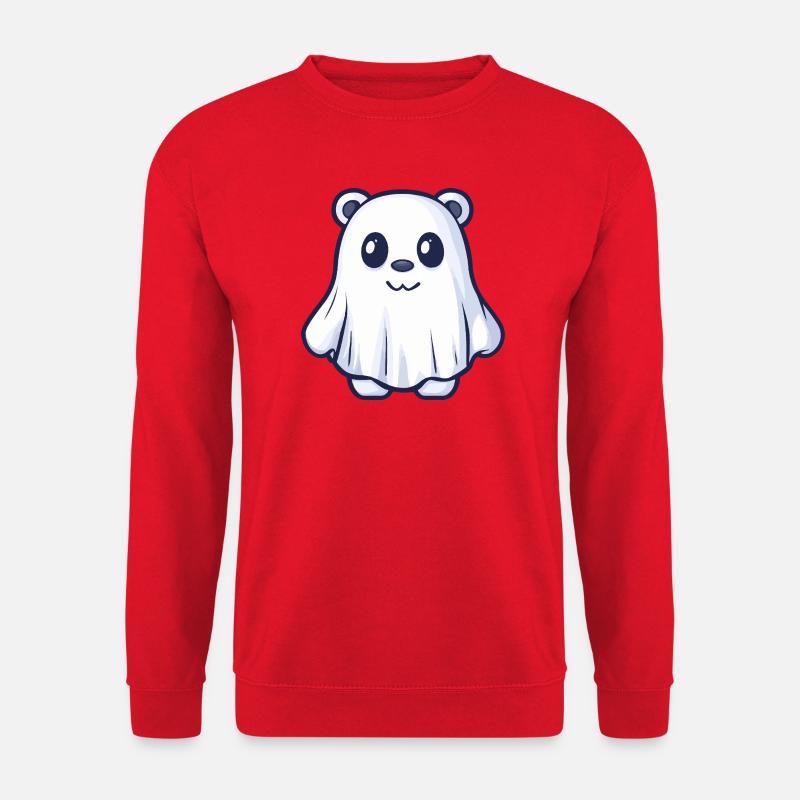 Bear Halloween Ghost - Unisex Sweatshirt - red