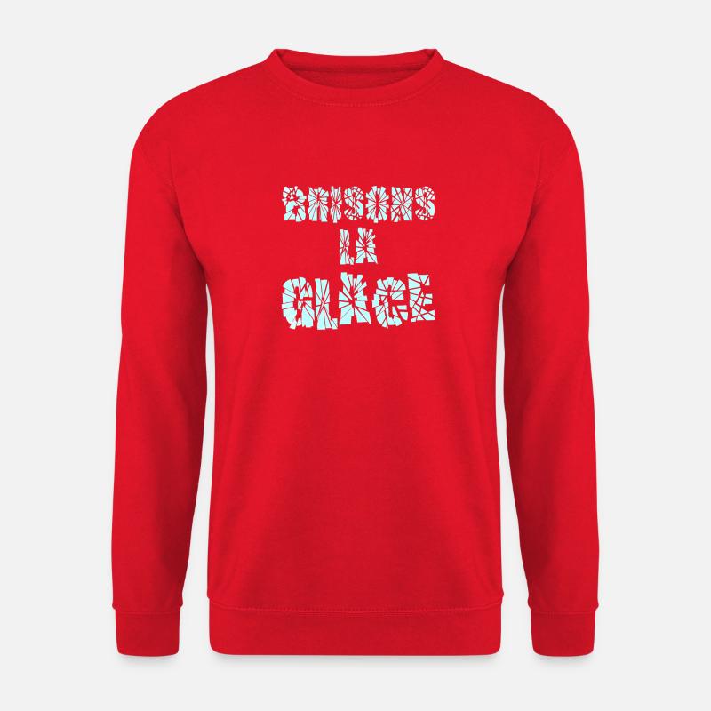 LASS UNS DAS EIS BRECHEN! - Unisex Pullover - Rot