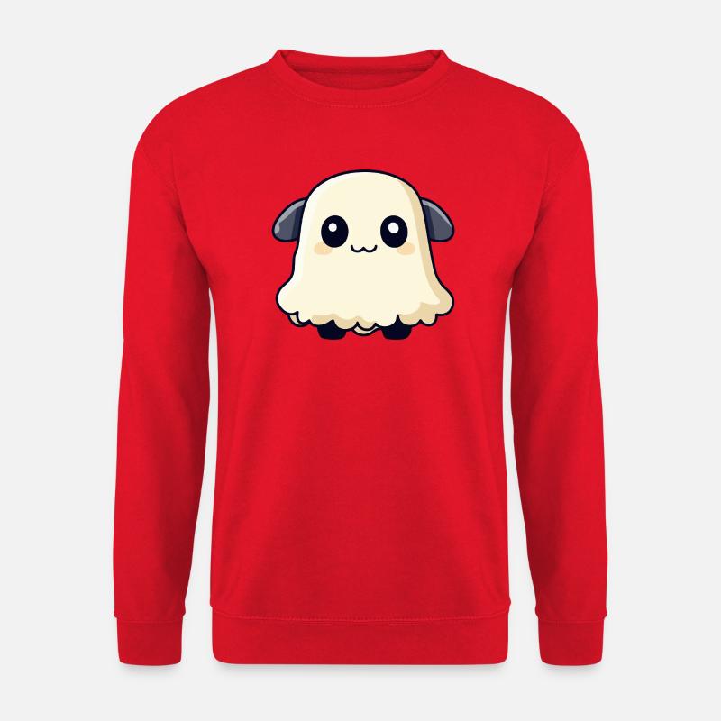 Sheep Halloween Ghost - Unisex Sweatshirt - red