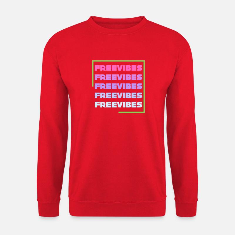 Freie Stimmung - Unisex Pullover - Rot