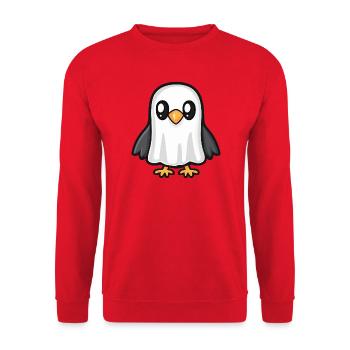 Adler Halloween Geist Vogel - Sweat-shirt Unisexe - rouge - Devant - Alina (178cm) & Michal (187cm)