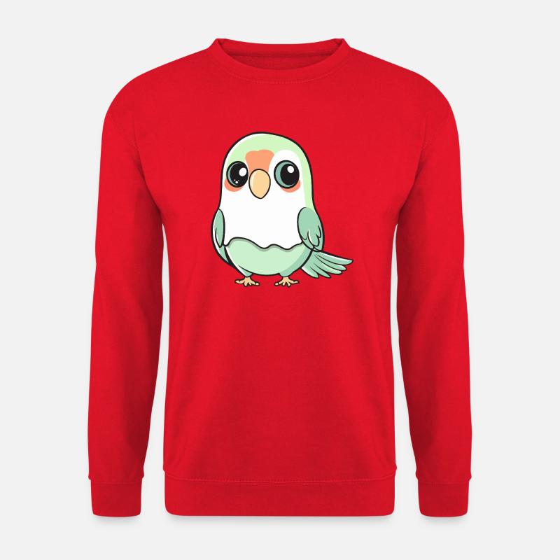 Papagai Halloween Geist - Unisex Pullover - Rot