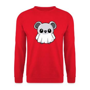Koala Halloween fantôme - Sweat-shirt Unisexe - rouge - Devant - Alina (178cm) & Michal (187cm)