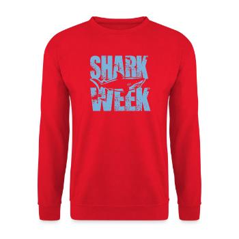 Semaine du Requin - Sweat-shirt Unisexe - rouge - Devant - Alina (178cm) & Michal (187cm)