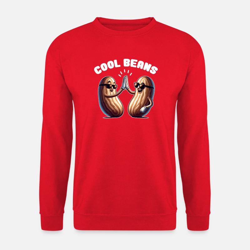 High Five Plug-in-Bohnen - Unisex Pullover - Rot