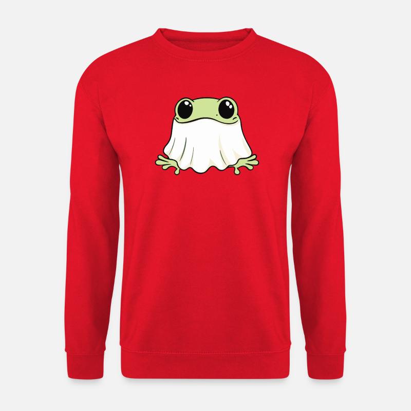 Frosch Halloween Geist - Unisex Pullover - Rot