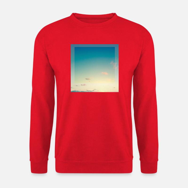 Himmel  - Unisex Pullover - Rot