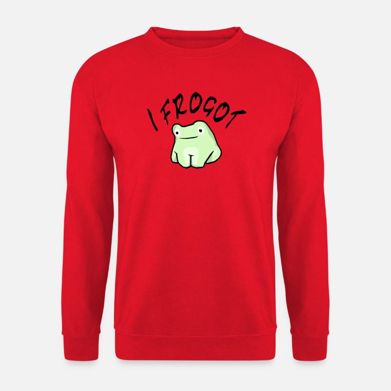 Frogot schwarz - Unisex Pullover - Rot