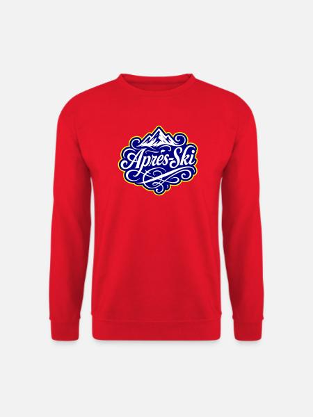 Après-ski Mountains Alps - Unisex Sweatshirt - red