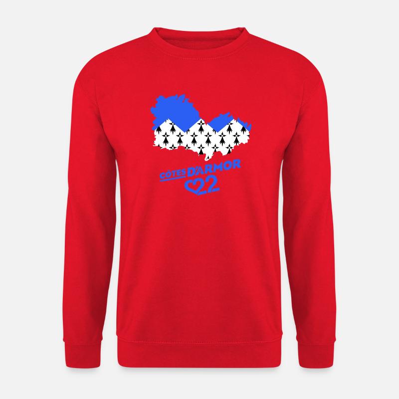 Cotes d'Armor 22 - Unisex Sweatshirt - red