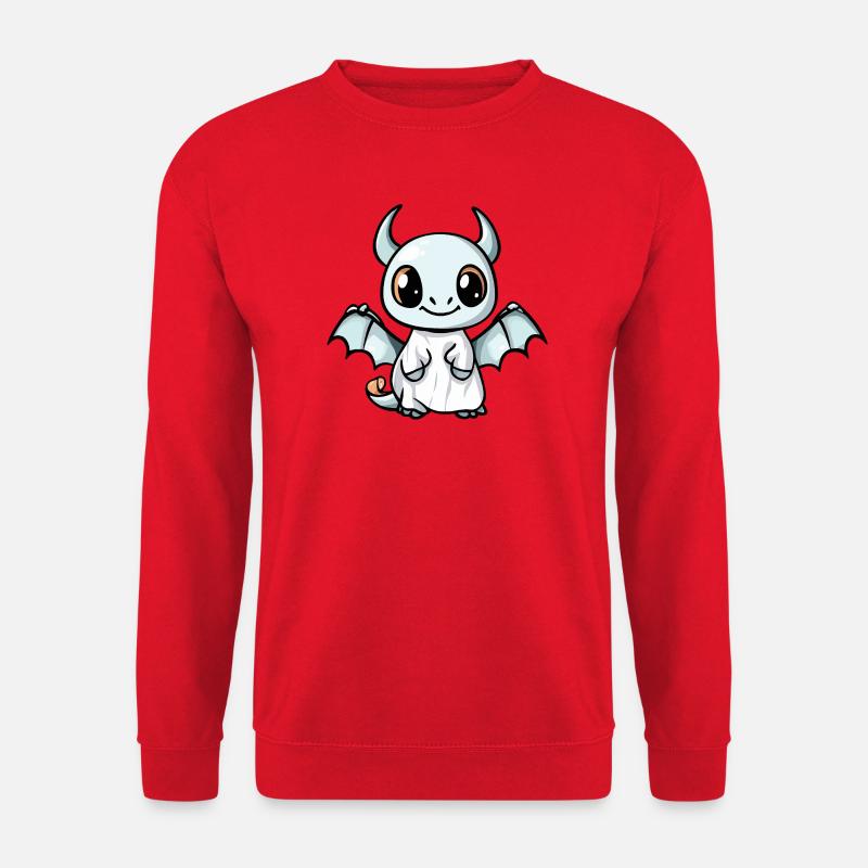 Drache Halloween Geist - Unisex Pullover - Rot