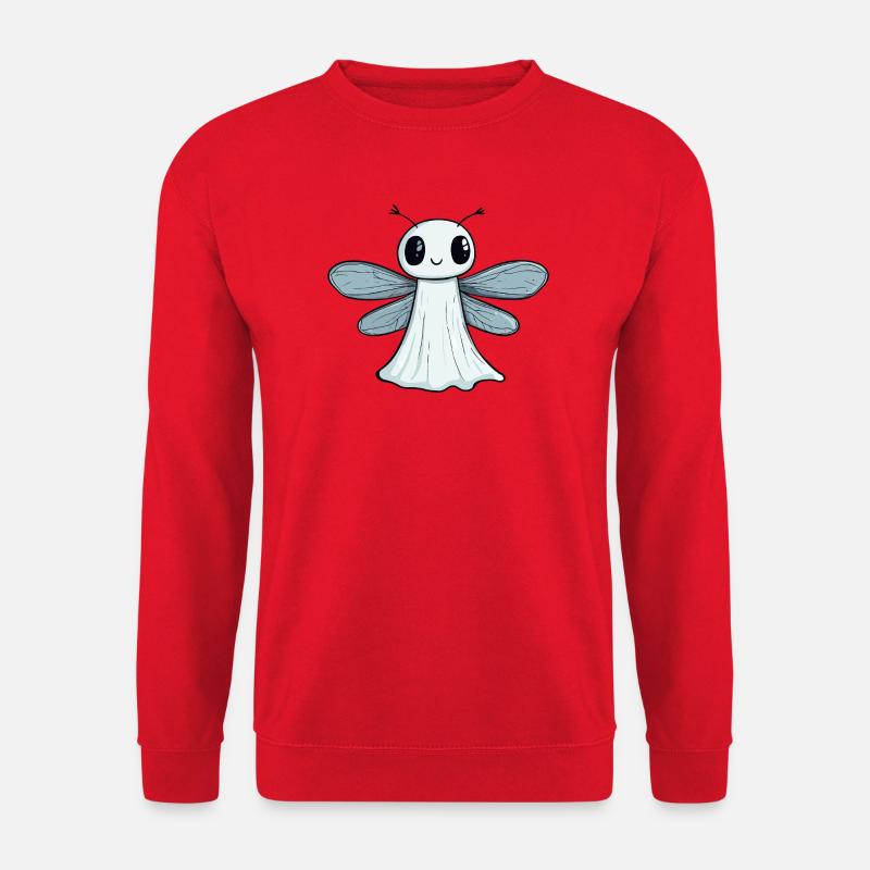 Libelle Halloween Geist - Unisex Pullover - Rot